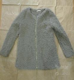 Giacca pelosa con zip Blu Deise M/L