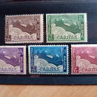Francobolli Belgio 1927 CARITAS serie mh