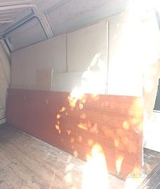 cartongesso + piano in truciolato