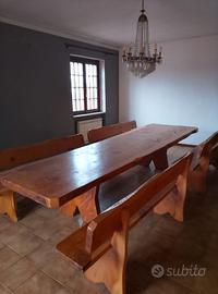 tavolo in cedro libanese