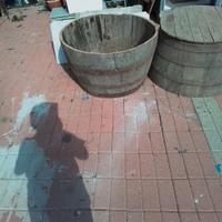vaso in legno 