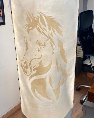 Lampada pergamena laserata