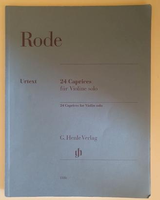 Henle Verlag Rode 24 Caprices Violin