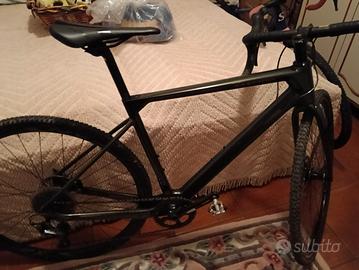 bici cross carbon taglia M