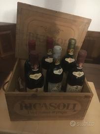 Vecchia confezione vini Ricasoli