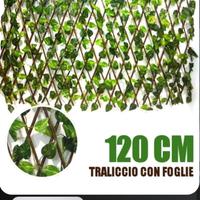 TRALICCIo CON FOGLIA EDERA SINTETICA 120x180 CM SI