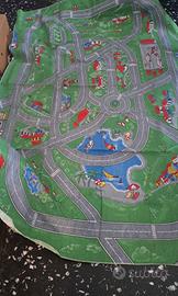 TAPPETOGIOCO BIMBI MACCHININE STRADINE ECC