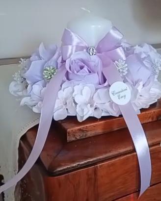 pouf ,candele ,cuscini 