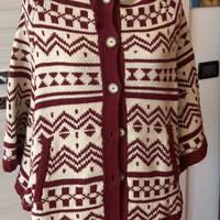 Even&Odd - Mantella in Lana con cappuccio.