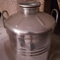 Tanica Contenitore Fusto ACCIAIO INOX 50 Litri