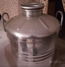 Tanica Contenitore Fusto ACCIAIO INOX 50 Litri