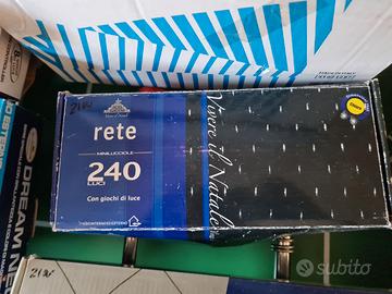Minilucciole - luci natalizie - rete da 240 luci