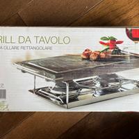 Grill da tavolo con pietra ollare