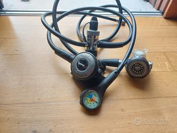 Erogatori Mares MR12 + Proton Metal + XTR + SPG