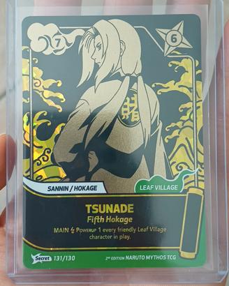 Naruto Mythos Tsunade 131/130 Secret 2nd edition