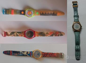 Set 4 Swatch vintage da collezione dal '91 al '94