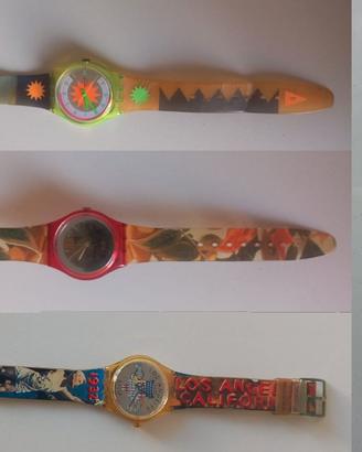 Set 4 Swatch vintage da collezione dal '91 al '94