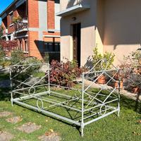 Letto Napoleonico da campo in ferro battuto