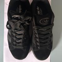 Adidas campus black suede