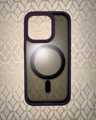 Cover magnetica JETech iPhone 14 Pro viola scuro