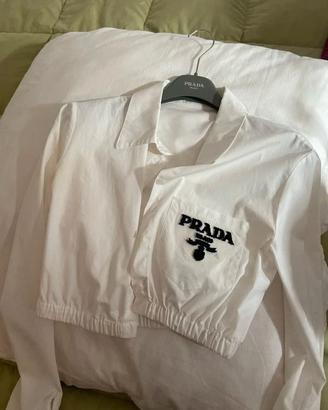 Prada crop maniche lunghe