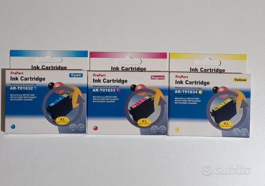 9 cartucce per Epson Workforce T1632-T1633-T1634