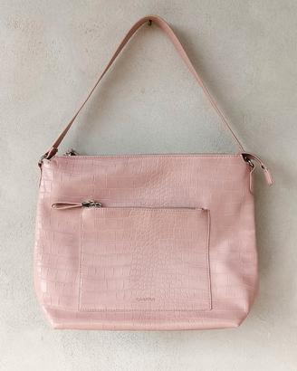 Borsa a spalla donna, hobo, Carpisa, rosa