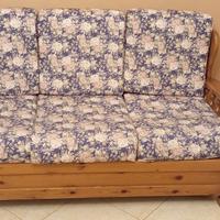 Divano letto matrimoniale rustico