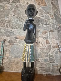 statuetta in legno africana 