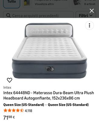 materasso matrimoniale gonfiabile 