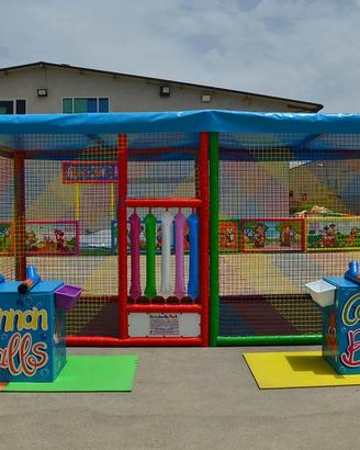 Struttura Cannoncini Spara Palline x  Parchi Gioco