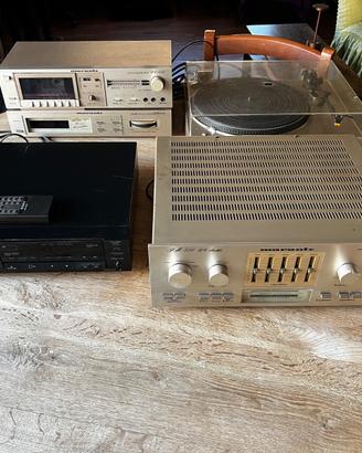 impianto HiFi anni '80 Marantz + Sony