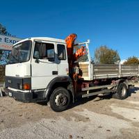 IVECO 115.17 ribaltabile con gru Heila