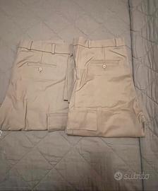 2 Pantaloni da lavoro uomo multitasche Tg. 54