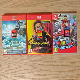 Giochi switch e switch 2