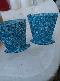 collezione di vasi in ceramica per orchidee e pian