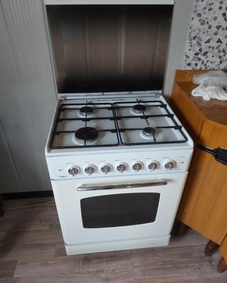 Cucina REX 4 fuochi con forno – funzionante