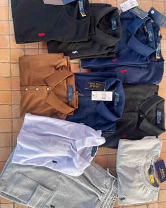 Stock Polo Ralph Lauren 9 Pezzi Nuovi