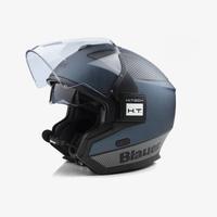 Casco jet blauer con interfono/vivavoce integrato