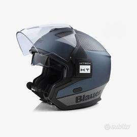 Casco jet blauer con interfono/vivavoce integrato