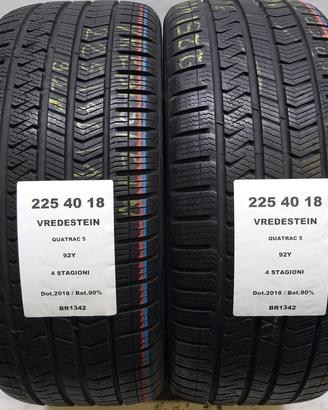 2 GOMME 225 40 18 VREDESTEIN BR1342