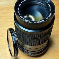 Minolta MC Tele Rokkor-QD 135mm f/3.5 + Filtro Sky