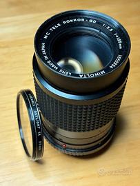 Minolta MC Tele Rokkor-QD 135mm f/3.5 + Filtro Sky