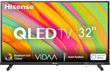 TV HISENSE QLED 32" MOD. 32A5KQ  SMART TV DVB-T2