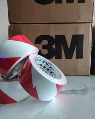 Nastro adesivo vinilico 3M 767I Bianco Rosso 