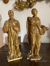 Statue lignee antiquariato