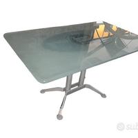 Tavolino In Vetro Rettangolare Lancia