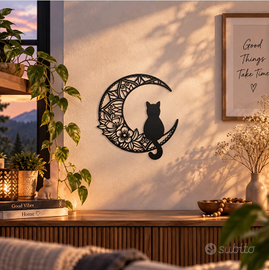 decorazione da muro gattino