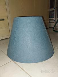 paralume per piantana blu jeans