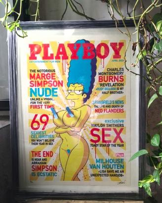 Marge Simpson Yellow - Opera  dell'artista Kobalt